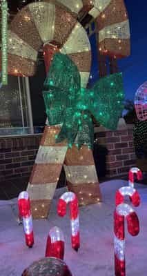 Christmas Light display at 76-78 Nuwarra Road, Moorebank