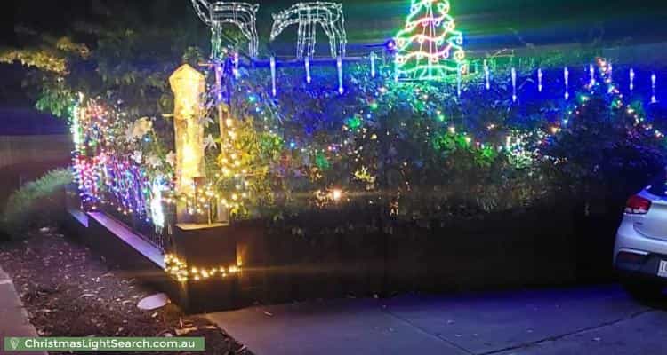 Christmas Light display at 10 Bemboka Road, Croydon Hills