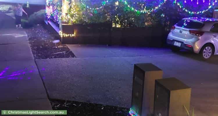 Christmas Light display at 10 Bemboka Road, Croydon Hills