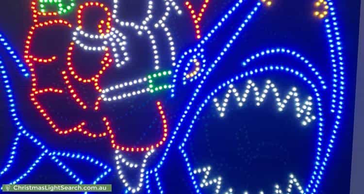 Christmas Light display at 4 Eyre Crescent, Burrill Lake