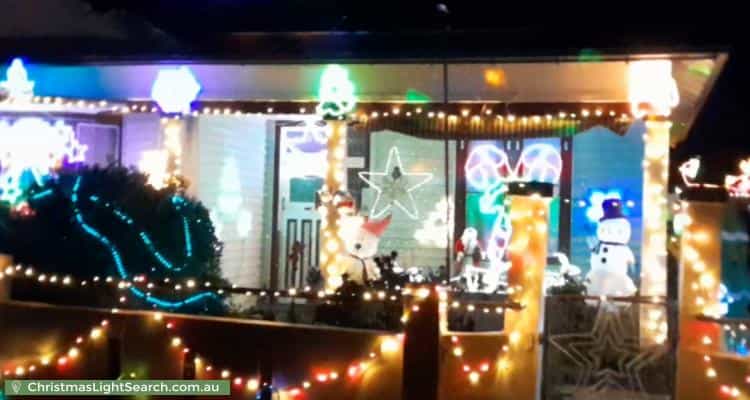 Christmas Light display at 9 Millett Street, Saint Arnaud