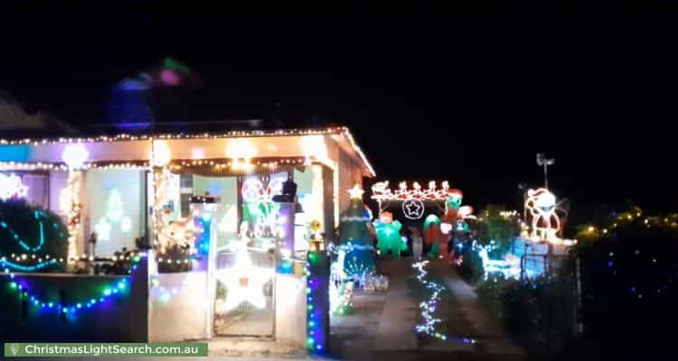 Christmas Light display at 9 Millett Street, Saint Arnaud