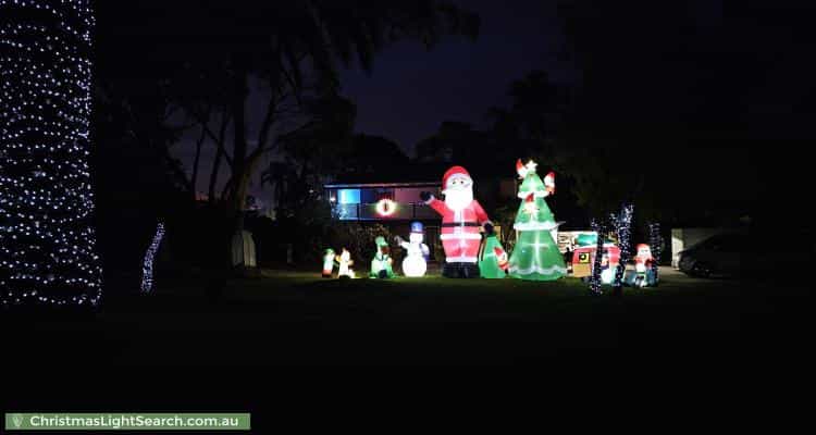 Christmas Light display at 50 Arizona Road, Woongarrah