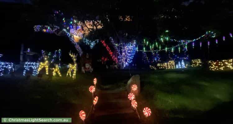 Christmas Light display at 95 Slade Road, Bardwell Park