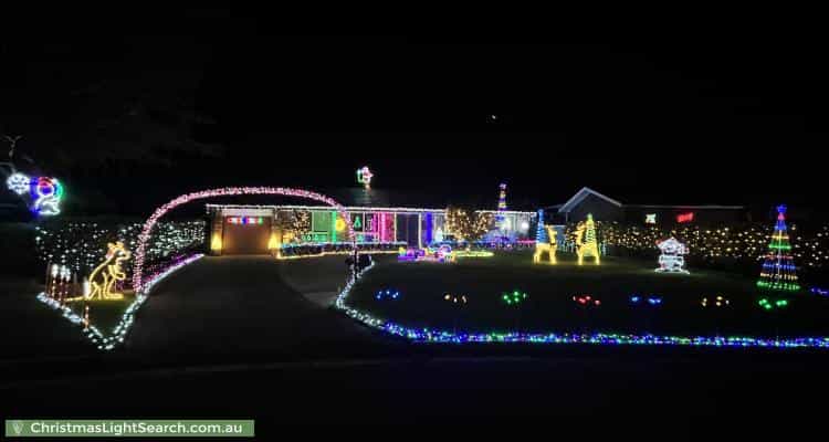 Christmas Light display at 65 McCall Avenue, Camden South