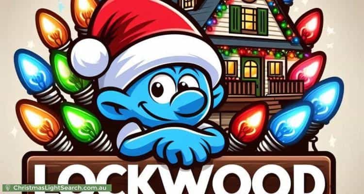 Christmas Light display at 28 Lockwood Street, Asquith