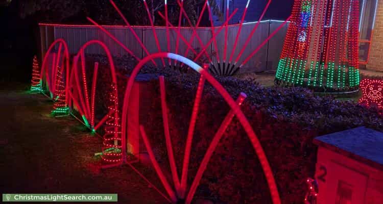 Christmas Light display at 28 Lockwood Street, Asquith