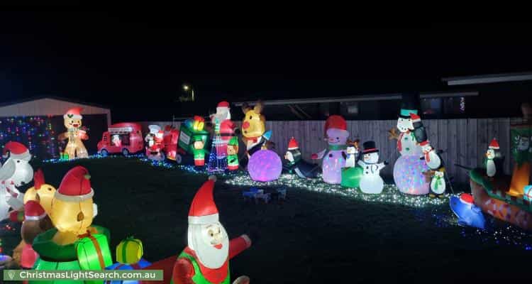Christmas Light display at 4 Goderich Street, Longford