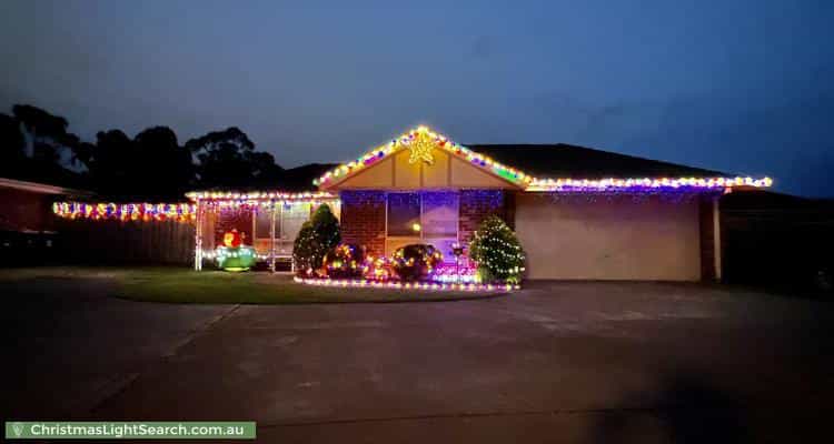 Christmas Light display at 79 Greenwood Drive, Carrum Downs