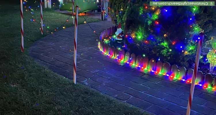 Christmas Light display at 79 Greenwood Drive, Carrum Downs