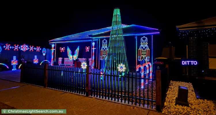 Christmas Light display at 252 Petherton Road, Andrews Farm