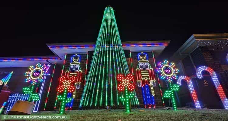 Christmas Light display at 252 Petherton Road, Andrews Farm