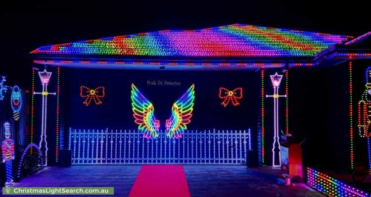 Christmas Light display at 252 Petherton Road, Andrews Farm