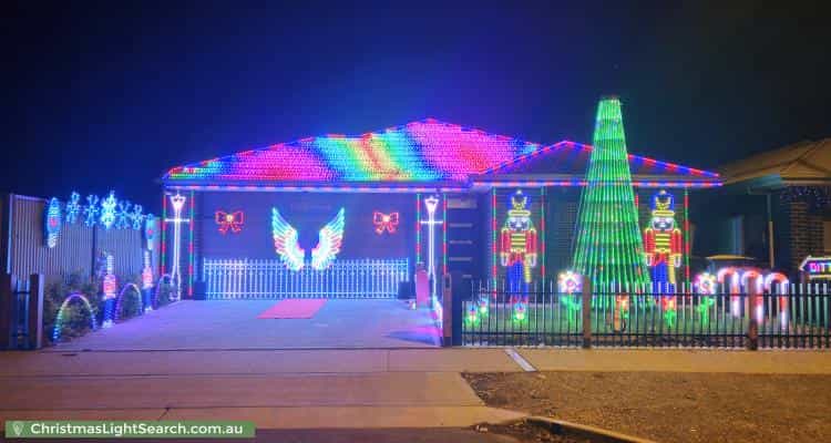 Christmas Light display at 252 Petherton Road, Andrews Farm