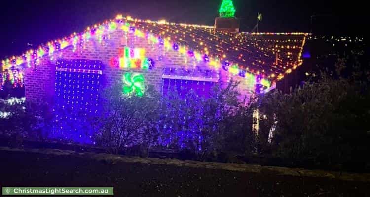 Christmas Light display at 31 O'Connor Circuit, Calwell
