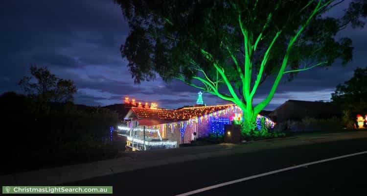 Christmas Light display at 31 O'Connor Circuit, Calwell