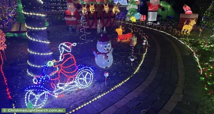 Christmas Light display at 34 Winship Avenue, Wanneroo