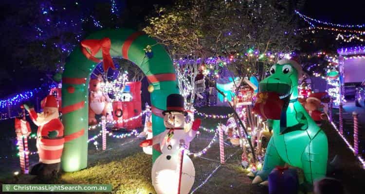 Christmas Light display at 8 Brentwood Court, Warragul
