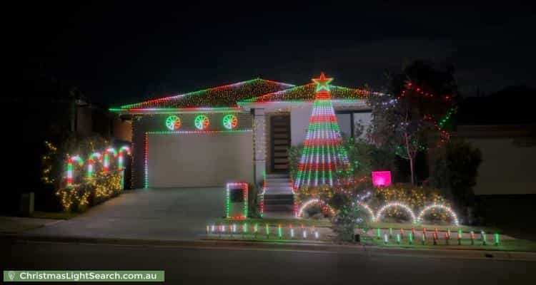 Christmas Light display at 24 Epsilon Street, Box Hill