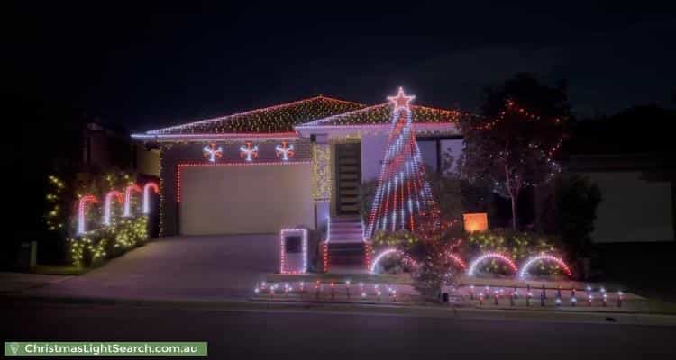 Christmas Light display at 24 Epsilon Street, Box Hill
