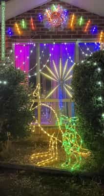 Christmas Light display at 51 Tipiloura Street, Ngunnawal