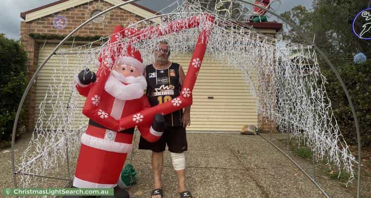 Christmas Light display at 51 Tipiloura Street, Ngunnawal