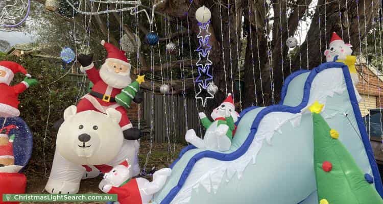 Christmas Light display at 51 Tipiloura Street, Ngunnawal
