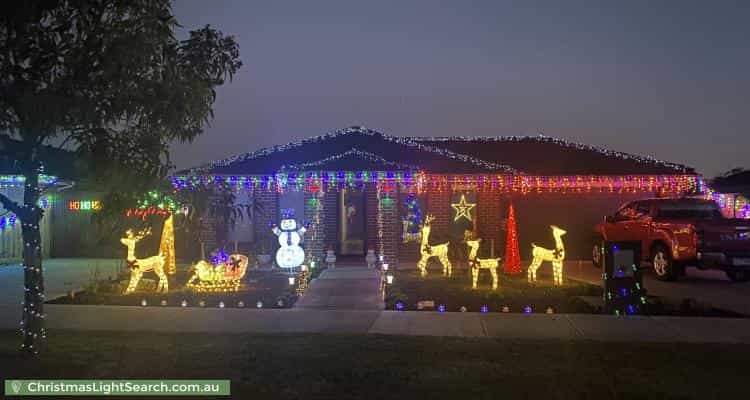 Christmas Light display at 120 Langley Boulevard, Lang Lang