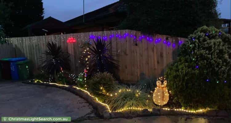 Christmas Light display at 45 Baringa Park Drive, Narre Warren South