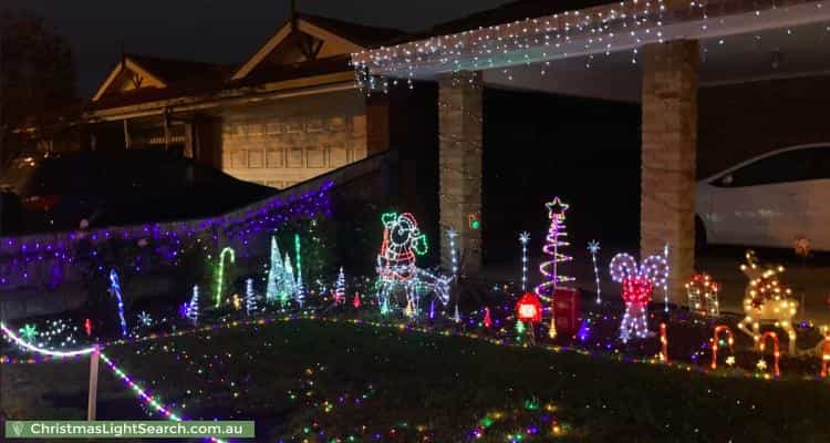 Christmas Light display at 45 Baringa Park Drive, Narre Warren South