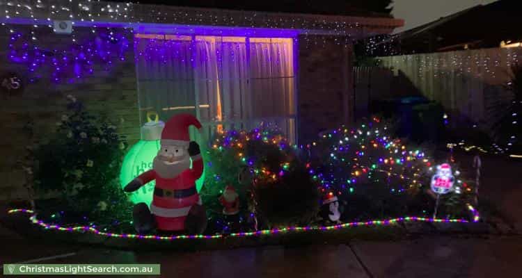 Christmas Light display at 45 Baringa Park Drive, Narre Warren South
