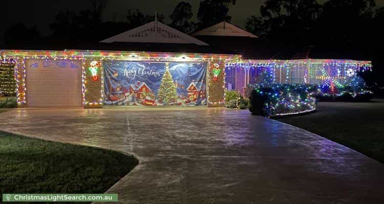 Christmas Light display at 50 Bowman Road, Londonderry