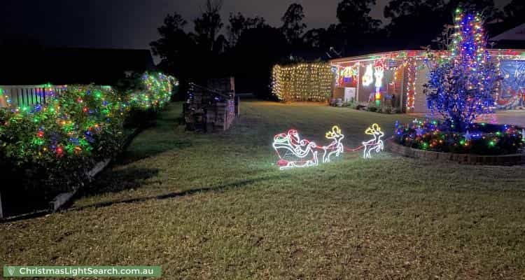 Christmas Light display at 50 Bowman Road, Londonderry