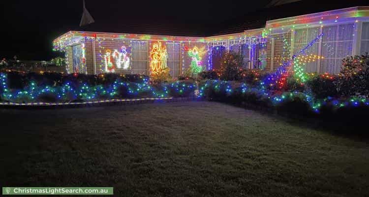 Christmas Light display at 50 Bowman Road, Londonderry