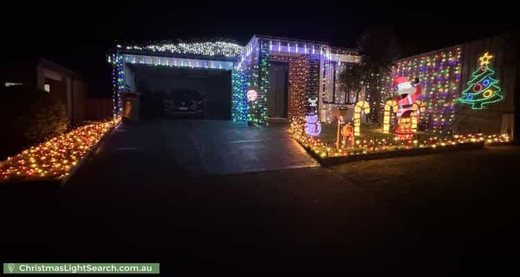 Christmas Light display at 23 Cascade Way, Pakenham