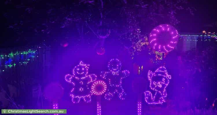 Christmas Light display at 1 Tyrone Avenue, Campbelltown