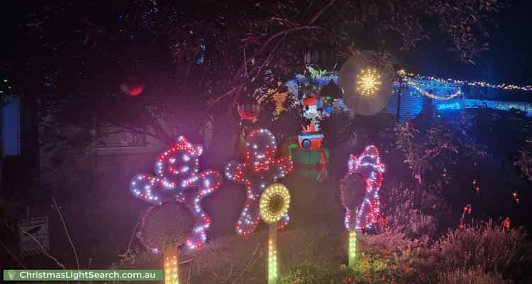 Christmas Light display at 1 Tyrone Avenue, Campbelltown