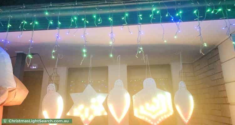 Christmas Light display at 1 Tyrone Avenue, Campbelltown
