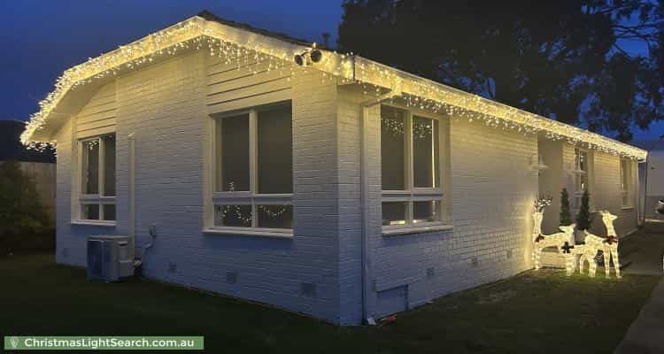 Christmas Light display at 14 Long Street, Langwarrin