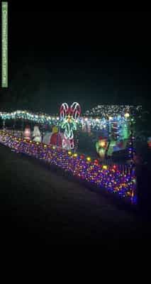 Christmas Light display at 4 Patricia Street, Millgrove