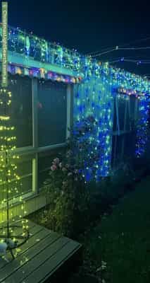 Christmas Light display at 4 Patricia Street, Millgrove