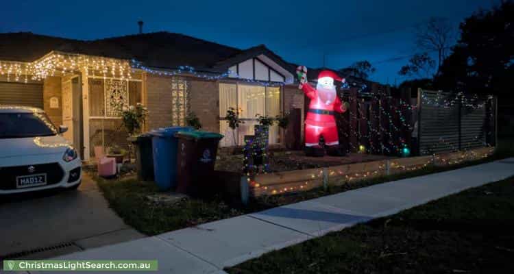 Christmas Light display at 41A Cranbourne Drive, Cranbourne