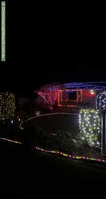 Christmas Light display at  Nugent Street, Bellbird Park