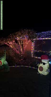 Christmas Light display at  Nugent Street, Bellbird Park