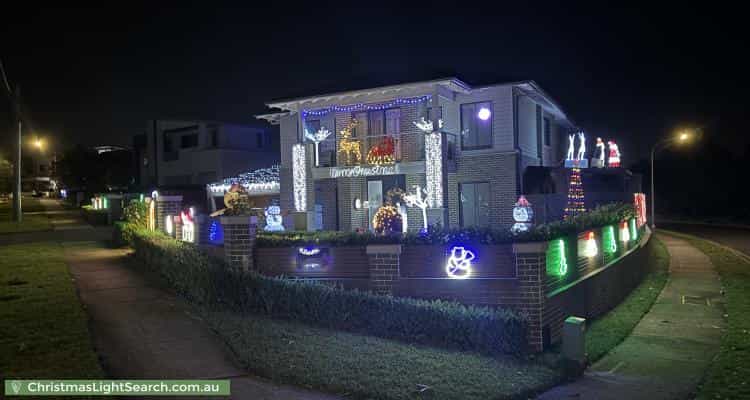 Christmas Light display at 11 Hector Court, Kellyville