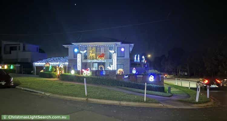 Christmas Light display at 11 Hector Court, Kellyville
