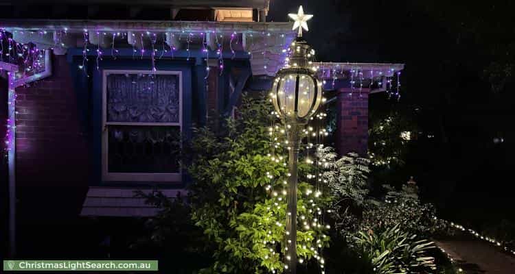 Christmas Light display at 28 Park Street, Moonee Ponds