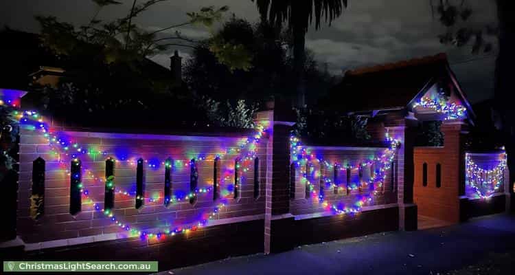 Christmas Light display at 28 Park Street, Moonee Ponds
