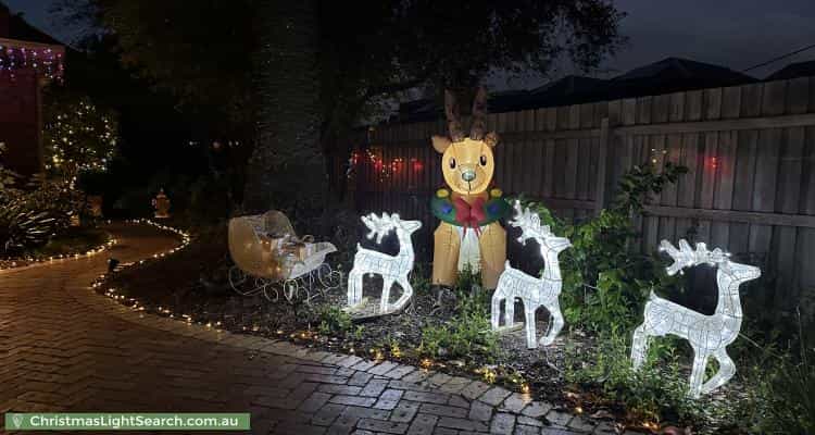 Christmas Light display at 28 Park Street, Moonee Ponds
