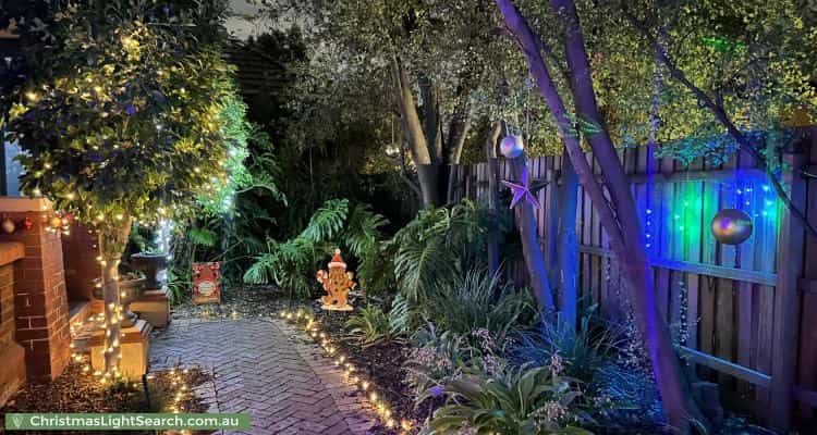 Christmas Light display at 28 Park Street, Moonee Ponds